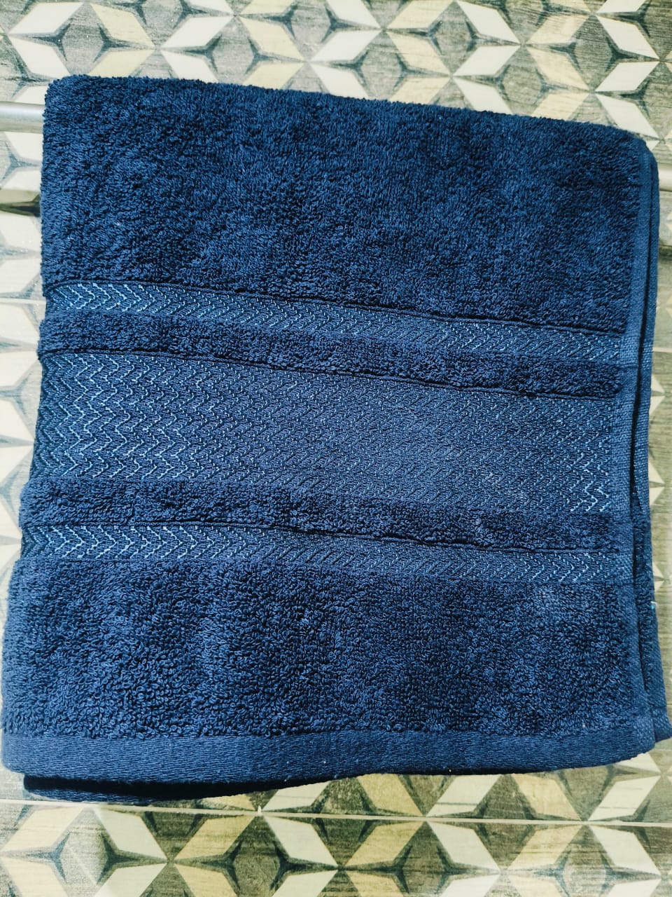 Navy Blue Terry Towel